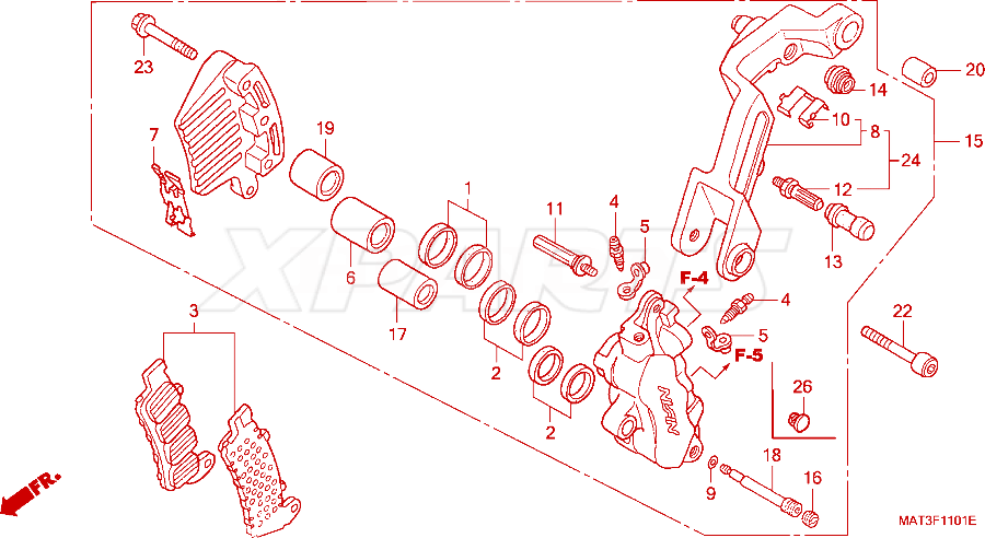 Billede af COLLAR,L CALIPER