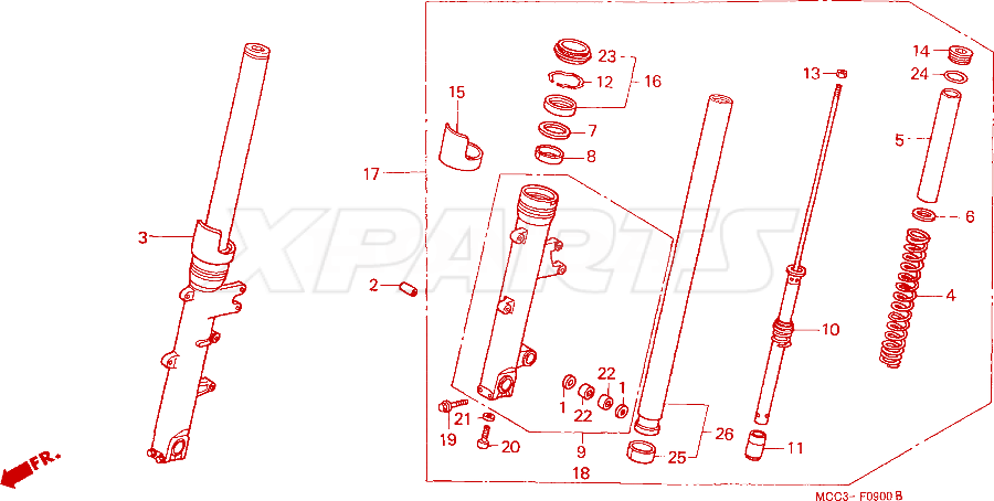 Bild von SEAL SET,FR FORK