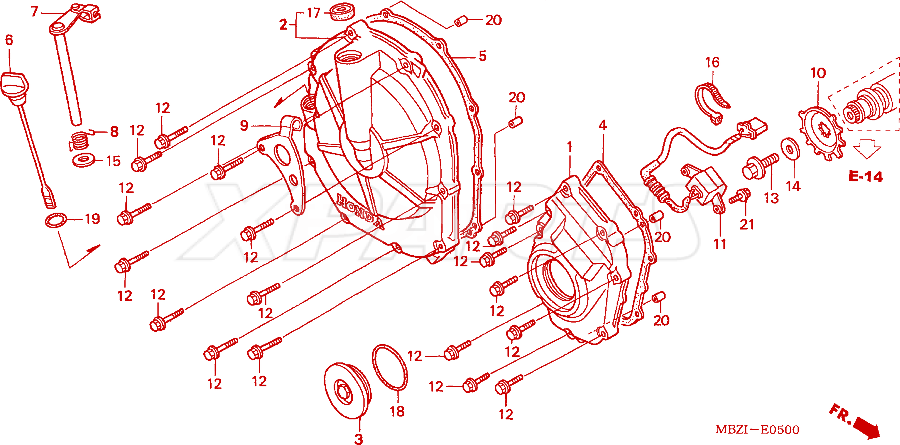 Billede af GASKET,PULSER COV