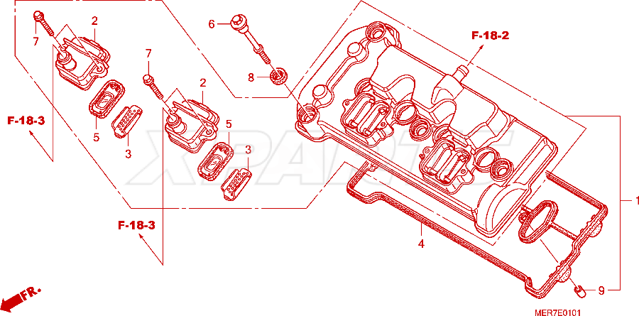 Bild von GASKET COMP,HEAD