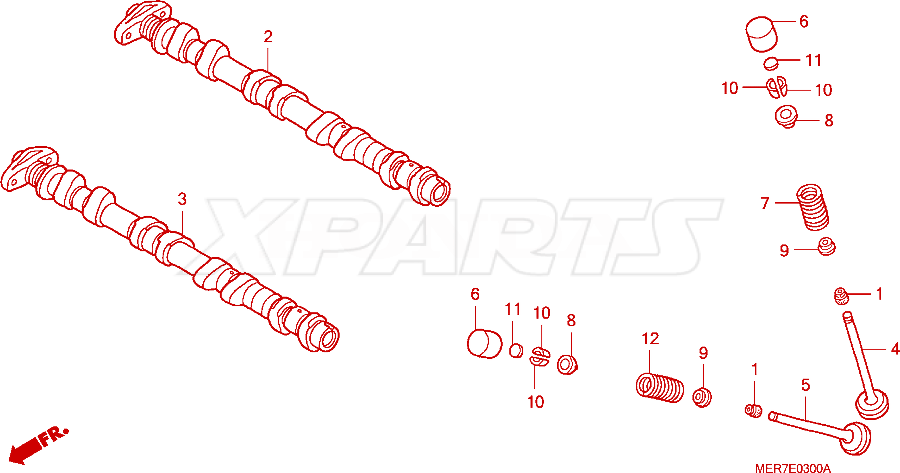 Billede af SEAL,VALVE STEM