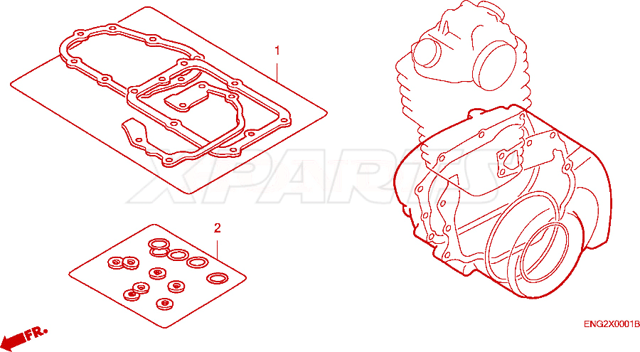 Billede af GASKET,WATER PUMP