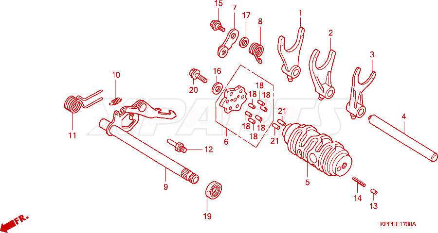 Picture of FORK R,GEAR SHIFT