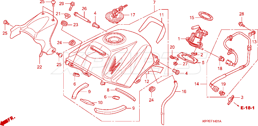 Picture of GASKET,FUEL PUMP
