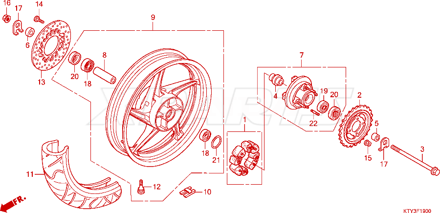 Billede af BEARING,BALL RADI