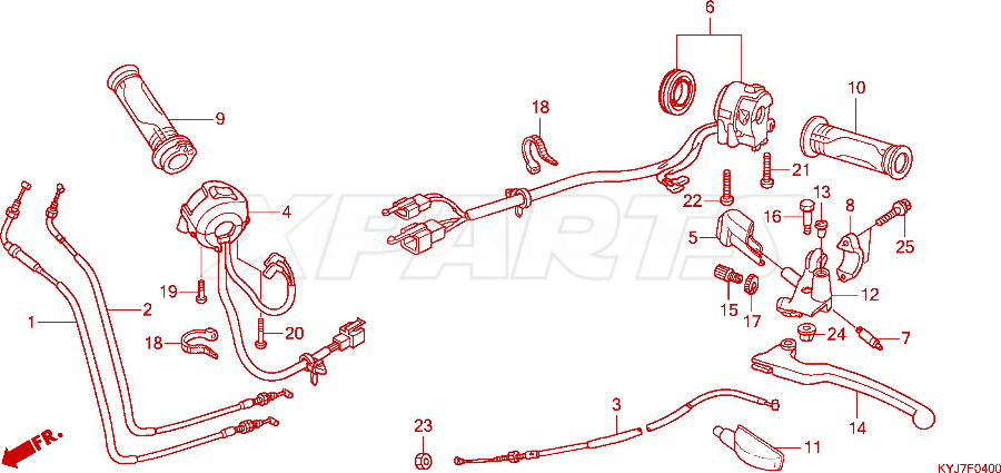Billede af GRIP,L HANDLE
