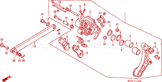 Billede af RETAINER,REAR