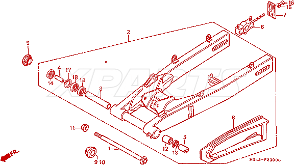 Billede af CAP,R.RR.FORK PIV