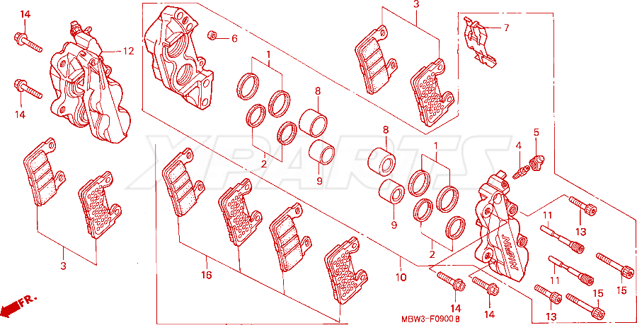 Billede af SEAL SET,PISTON