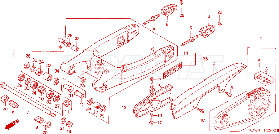 Billede af SLIDER,CHAIN