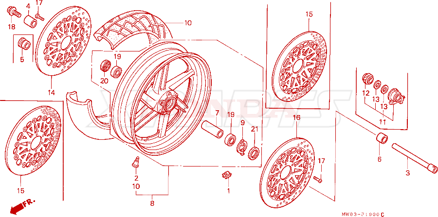 Billede af BOLT,DISK,6X17