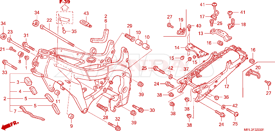 Billede af BOLT,FLANGE DR,12