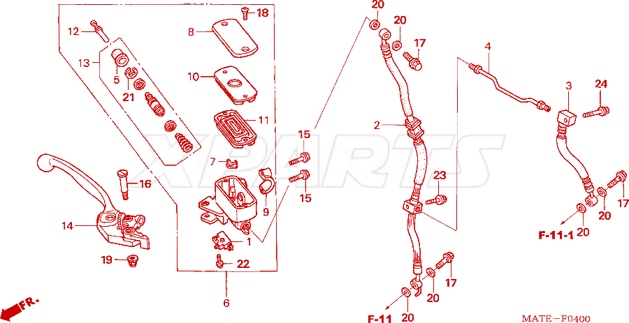 Billede af SCREW,FLAT 4X12