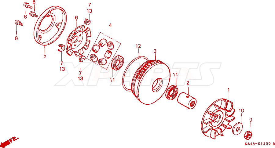 Billede af NUT,SPECIAL 14MM