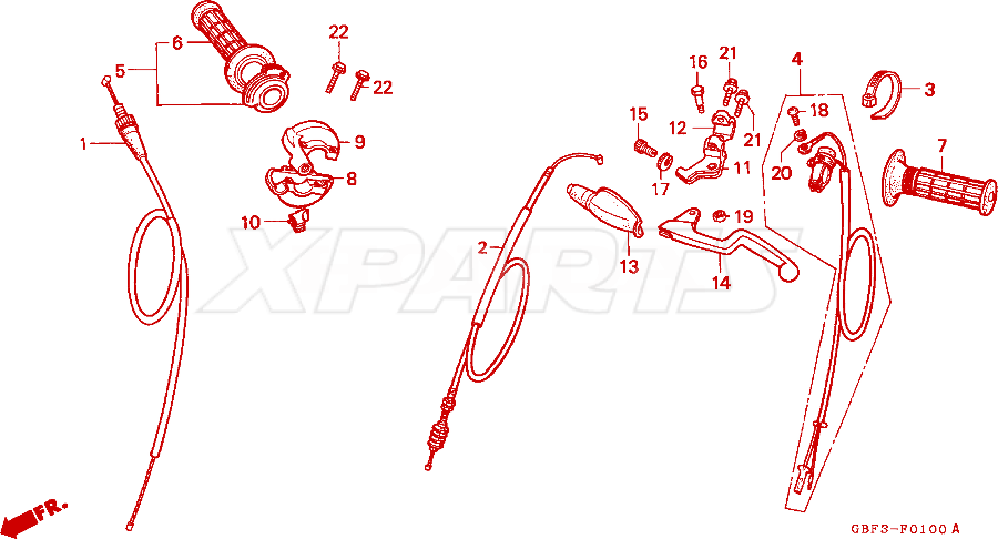 Bild von HOLDER L LEVER BR