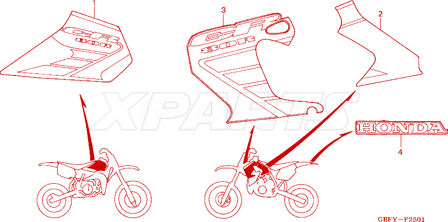 Billede af MARK,HONDA*TYPE1*
