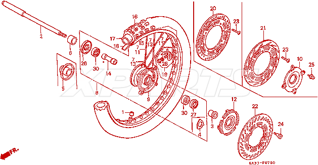 Billede af COLLAR,FR.WHEEL