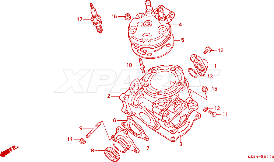 Billede af SEAL,EXHAUST PIPE