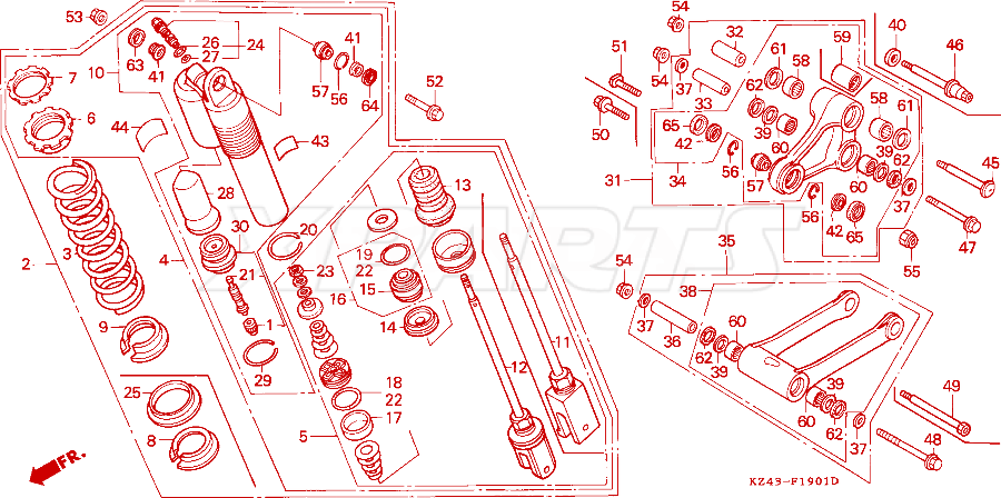 Billede af BOLT,CUSH LOWER 1