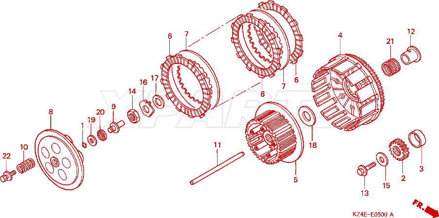 Billede af CLIP,PISTON PIN