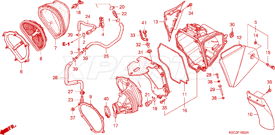 Billede af COVER ASSY,AIR/C