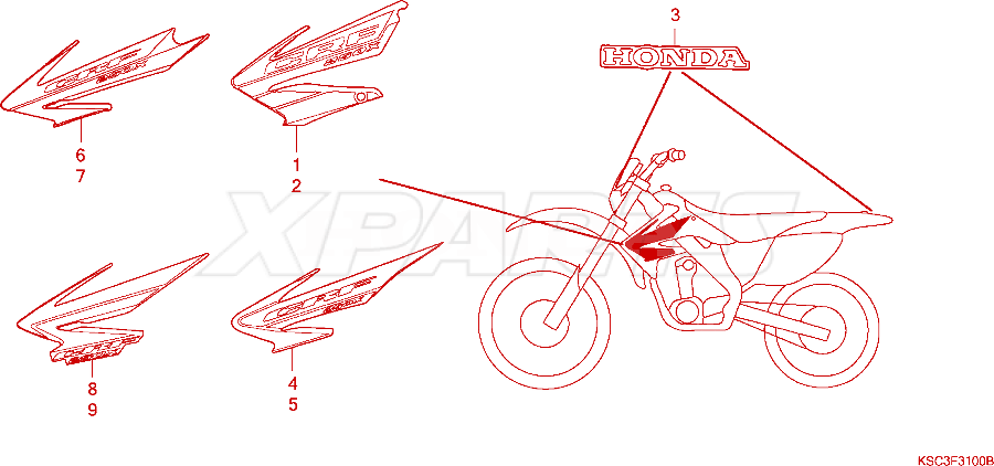 Bild von MARK,HONDA*TYPE1*