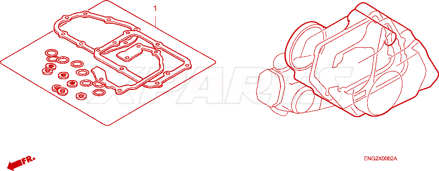 Picture of (22119-GW8-681) GASKET CLUTCH OUT
