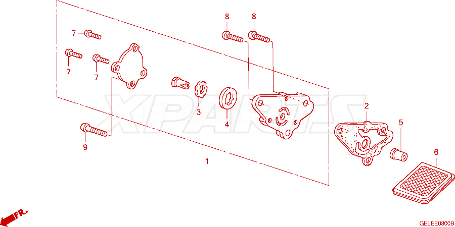 Billede af SCREW,CROSS 6X16