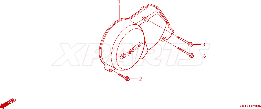 Billede af COVER,L.CRANKCASE
