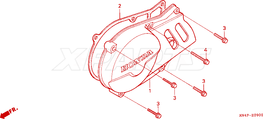 Billede af COVER,LEFT CRANK