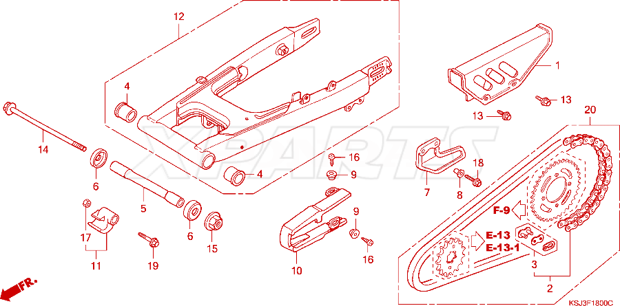 Picture of CASE,DRIVE CHAIN