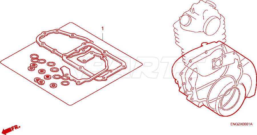 Picture of GASKET,CRANKCASE