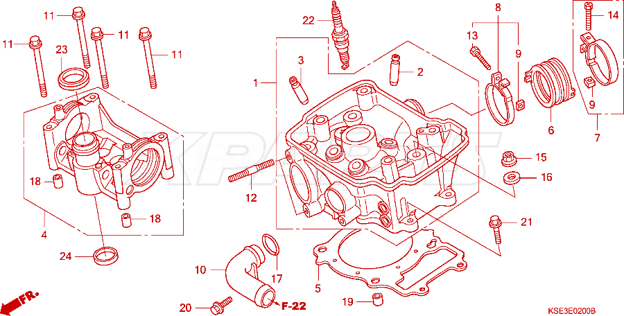 Billede af BOLT,FLANGE 6X73