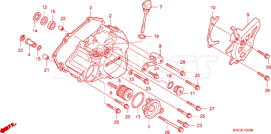 Billede af GUIDE,DRIVE CHAIN