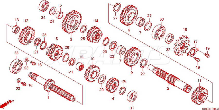 Billede af PLATE,DRIVE SPROC