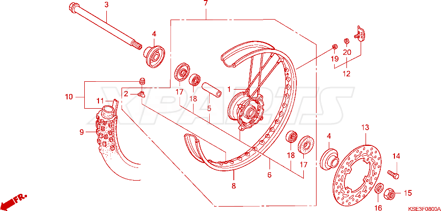 Billede af WASHER,PLAIN,15MM