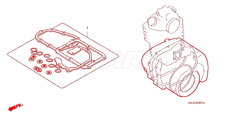 Billede af GASKET,R COVER