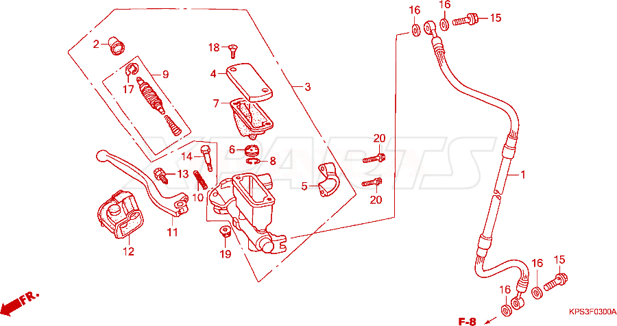 Billede af HOSE COMP,FRONT B