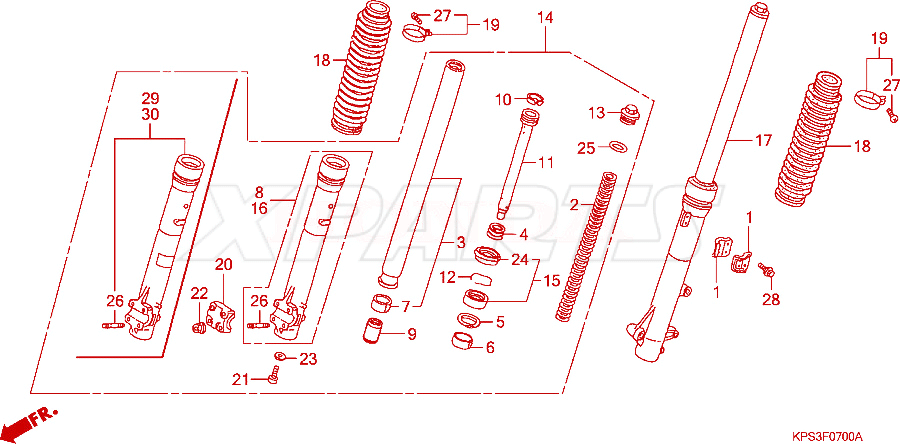 Billede af BOOT,FR.FORK*NH1*