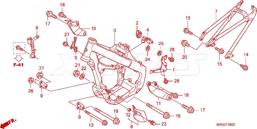 Picture of BOLT,FLANGE DR 10