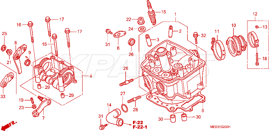 Billede af WASHER,PLAIN 10MM
