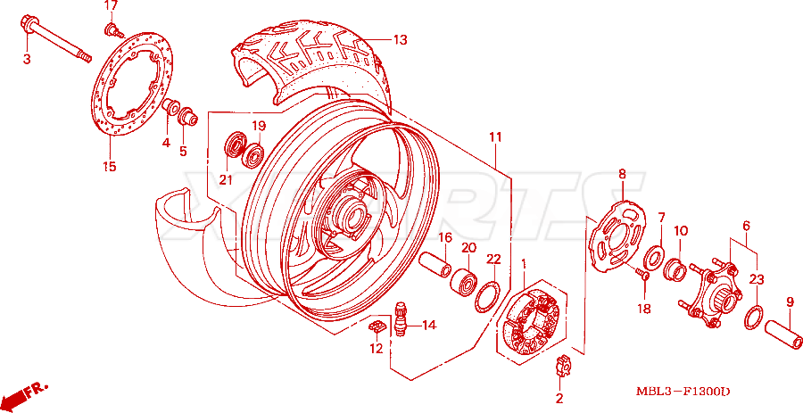 Billede af PIECE DAMPER WHEE