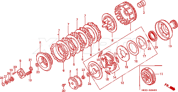 Billede af NUT,SPL 18MM