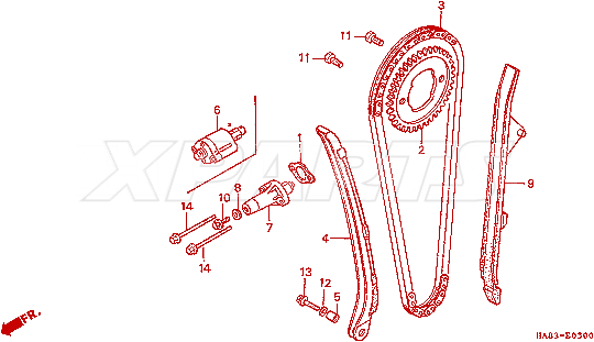 Billede af LIFTER ASSY,TENSI