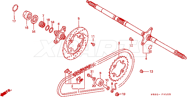Billede af BOLT,DISK,8X20