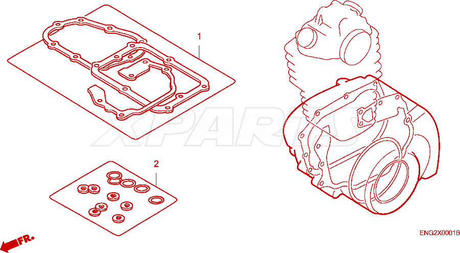Picture of GASKET,CRANKCASE