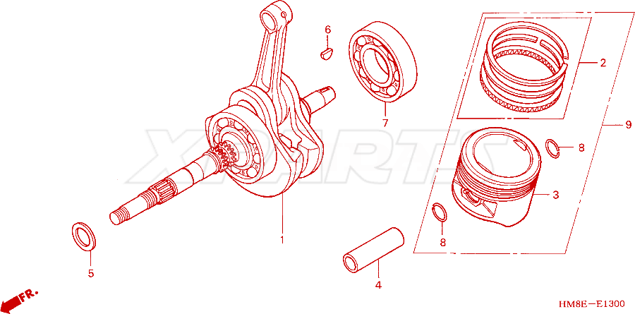 Bild von CRANK SHAFT COMP