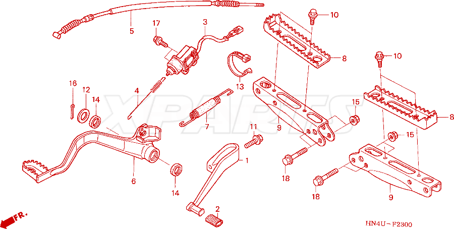 Billede af CABLE COMP,FOOT B