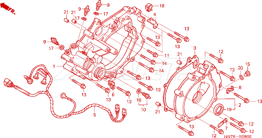 Billede af SUB HARNESS,ENG