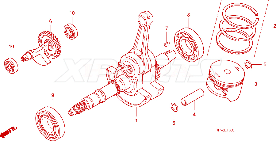 Bild von PISTON O/S 0.25